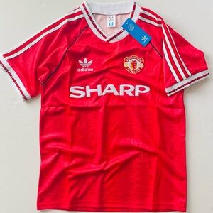 Manchester United 1990-92 Home Men Retro Jersey – Red